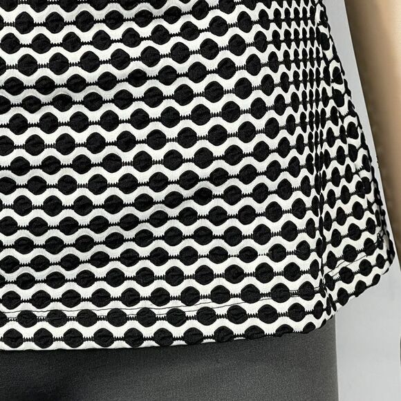 Ruby Rd. Black and White Pattern Blouse - Picture 4 of 8